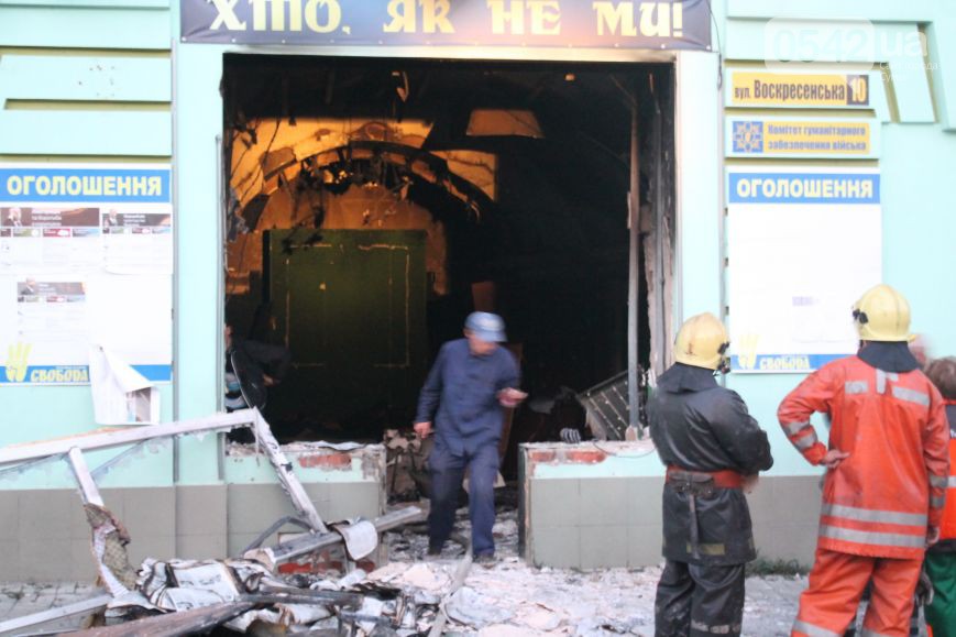 Ukrainain Neo-Nazi's Office Blown Up In Sumy