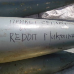 Reddit Psychopath Writes Greeting on Ukrainian Artillery Shell