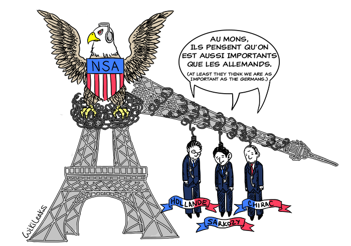 WikiLeaks claims NSA spied on Hollande, Sarkozy and Chirac