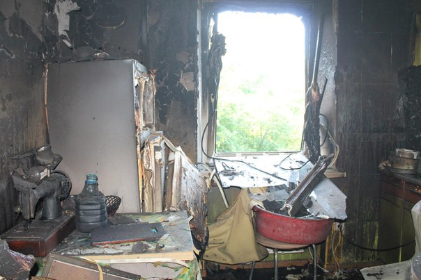 Childcare center shelled, 10 Flats Burned in Donetsk