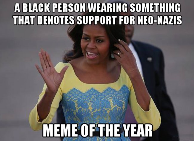 Michelle Obama Supports Neo Nazis