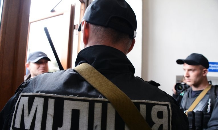 The Explosion Took Place in the Office of the "Right Sector " in Kiev