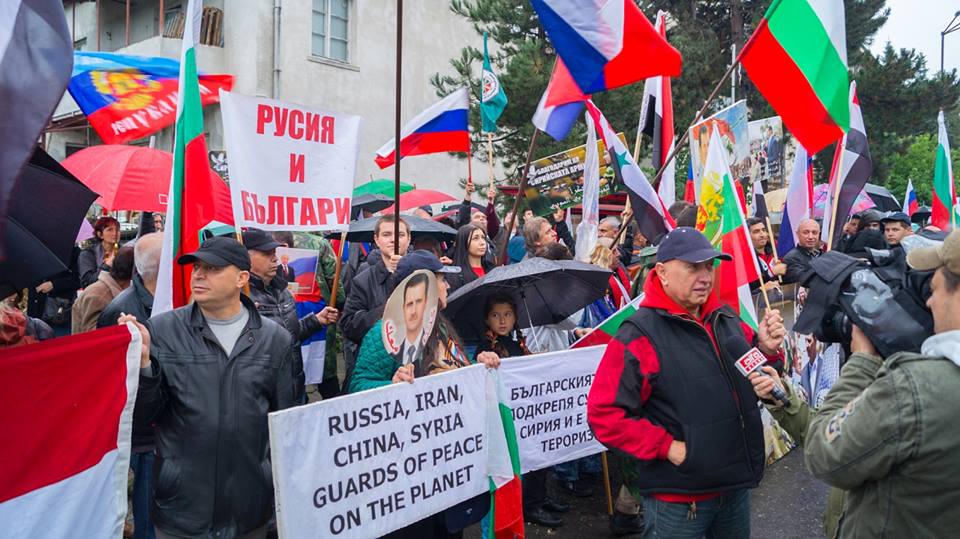 The Bulgarian People Rallied In Support Of The Russian Airstrikes In Syria