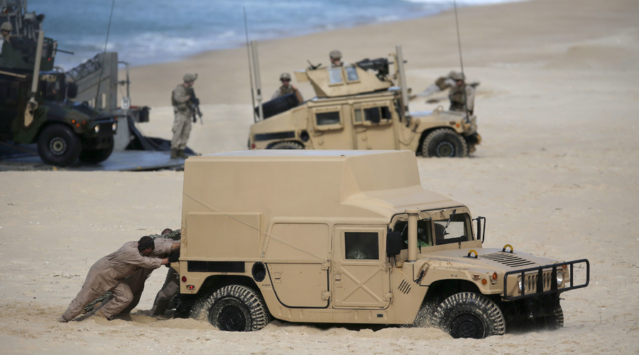 War Game Fail! NATO Exercises End with Hovercraft, Humvees Stuck in Sand (VIDEO)