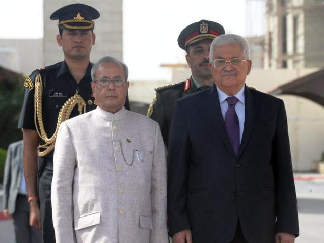 Mukherjee Ratifies India’s Support to Palestine