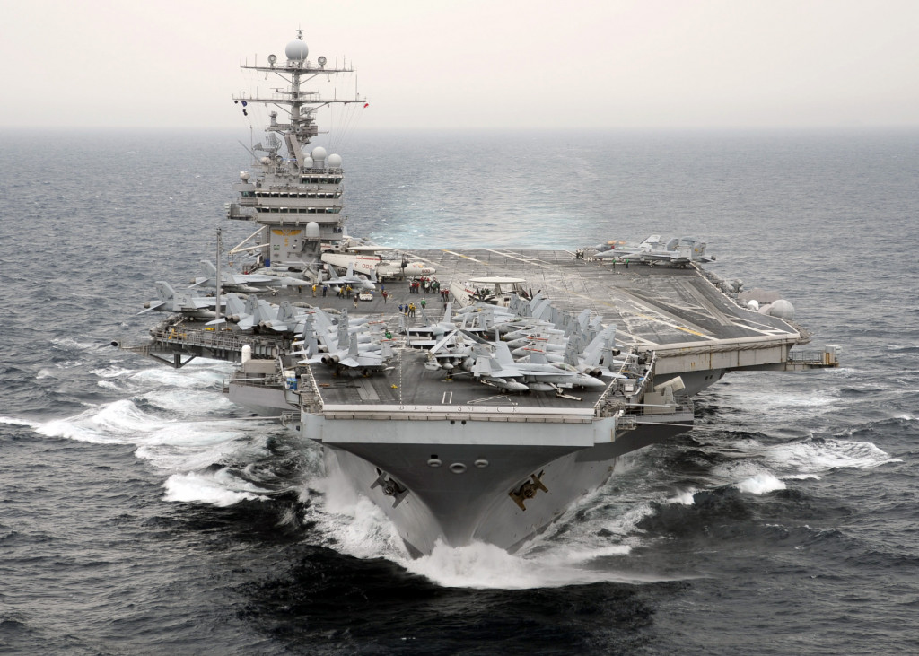 US Pulls Aircraft Carrier Out of Persian Gulf as Russian Ships Enter