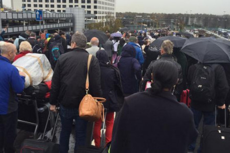 Alarm at Gatwick Airport in the UK