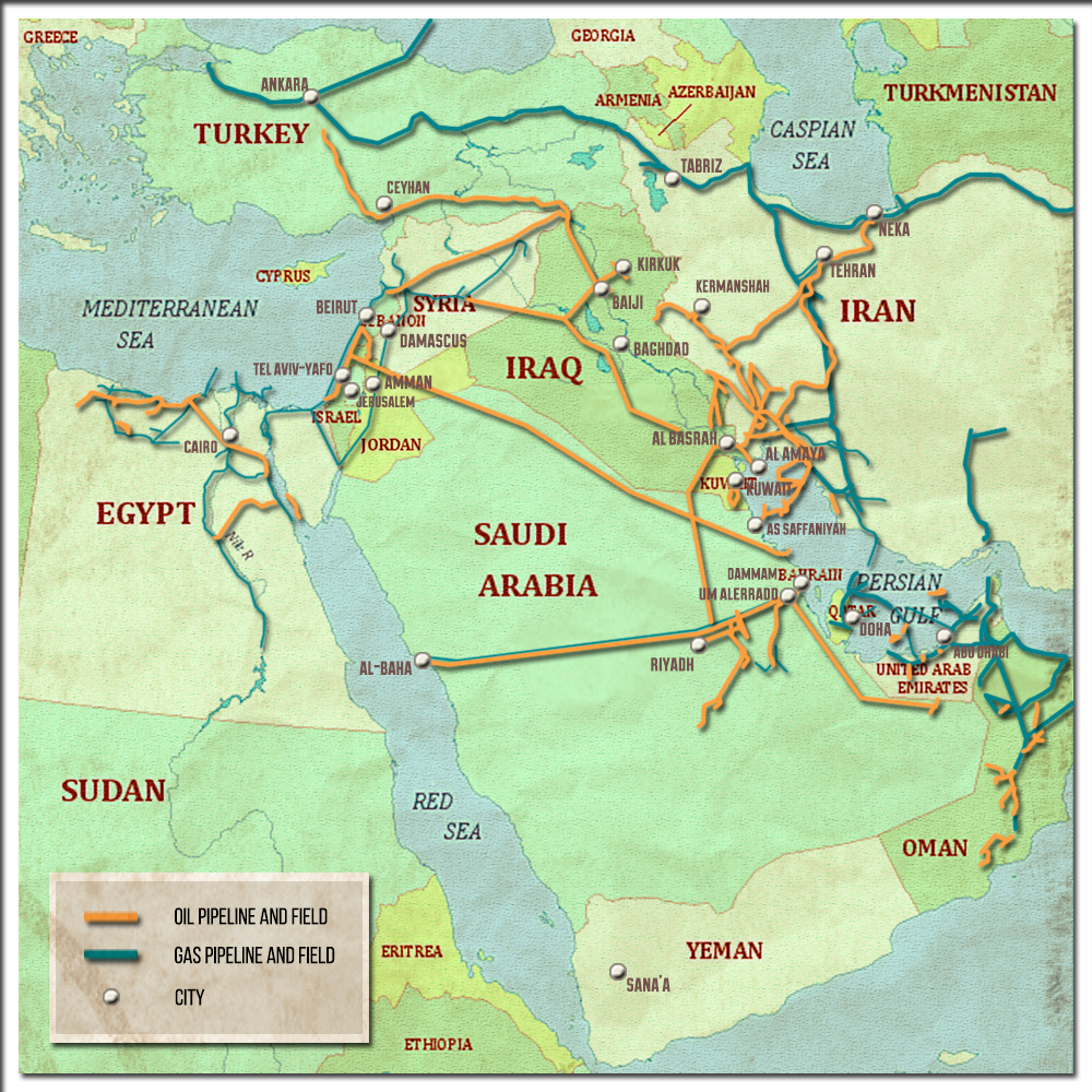 Analysis: Oil and gas pipelines in the Middle East (Exclusive)