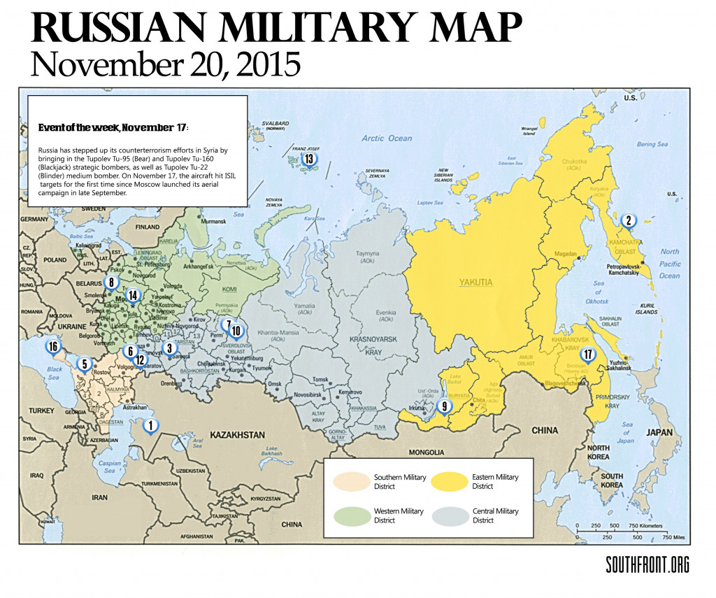 Russia Military Map - November 20, 2015