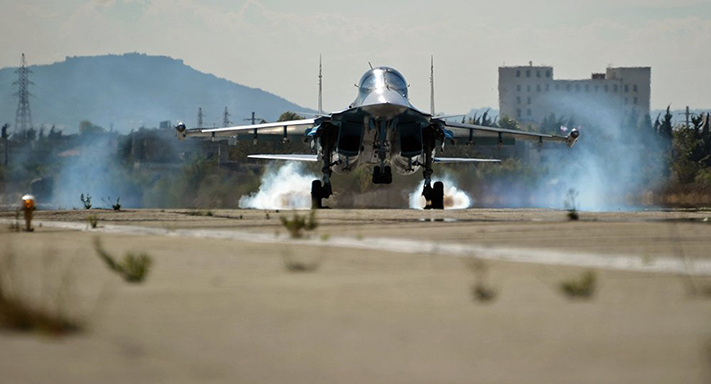 Russia's Bombers Destroy Terrorist Training Camp in Syria With Fighters From Turkey, CIS States