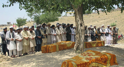 Civilians executed by paramilitary groups in Afghanistan