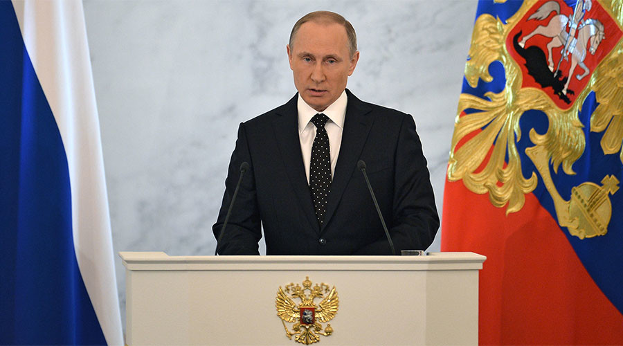 ‘Allah took their sanity’: Putin accuses Turkish leadership of ‘aiding terror’