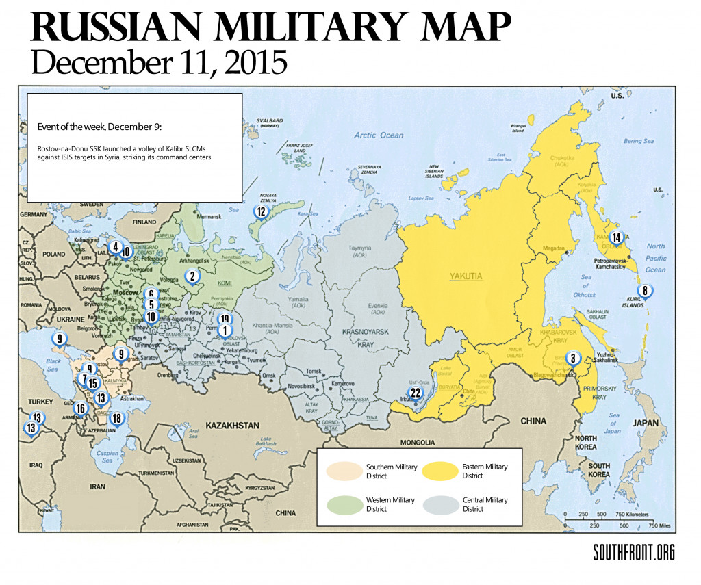 Russia Military Map - Dec. 11, 2015