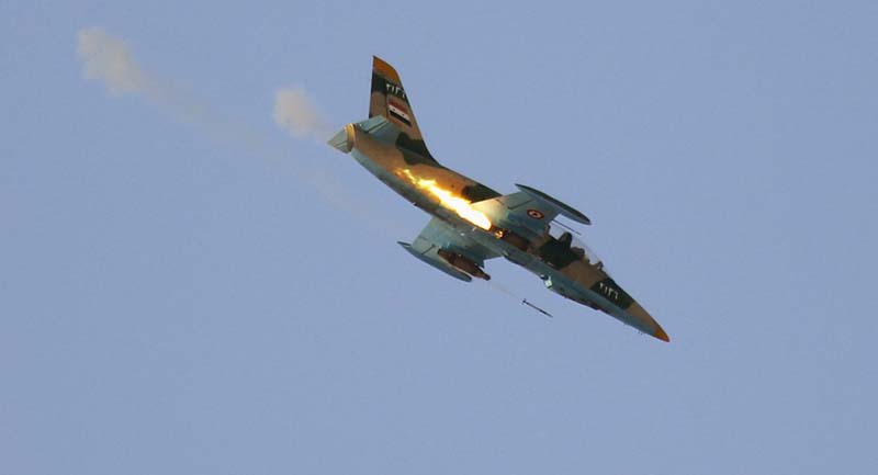 Syrian Air Force Destroyed 1,375 Militant Targets within 2 Weeks