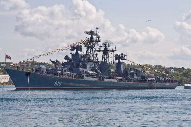 Russia warship fires warning at Turkish vessel to stop collision in the Aegean Sea