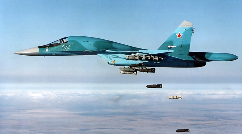 Over 1,458 terrorist targets in Syria hit by Russian bombers over the past week