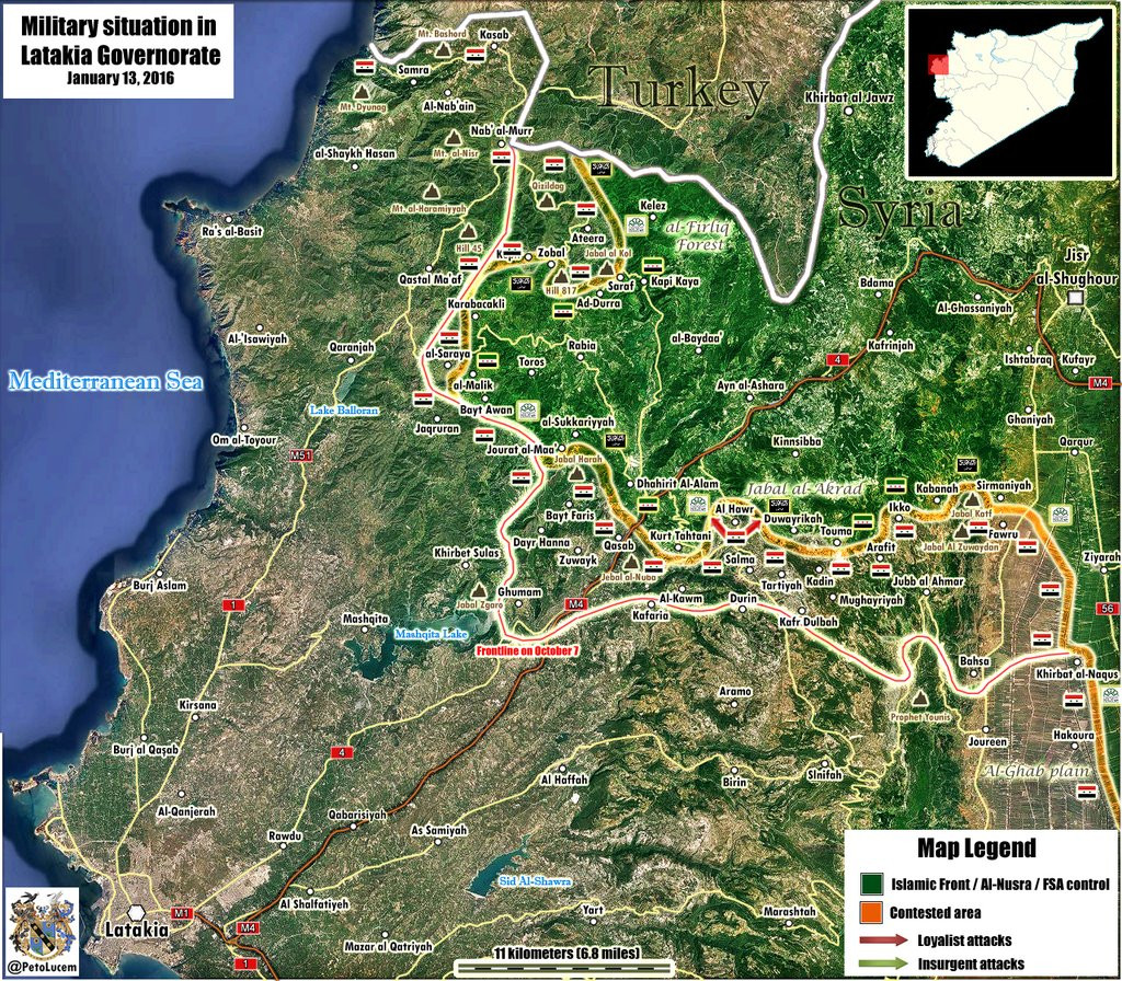 Syria: Insurgent Defenses in Latakia Crumbling After Fall of Salma