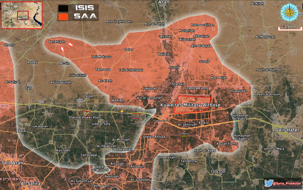 Encounter Battle In Aleppo on the 7th February