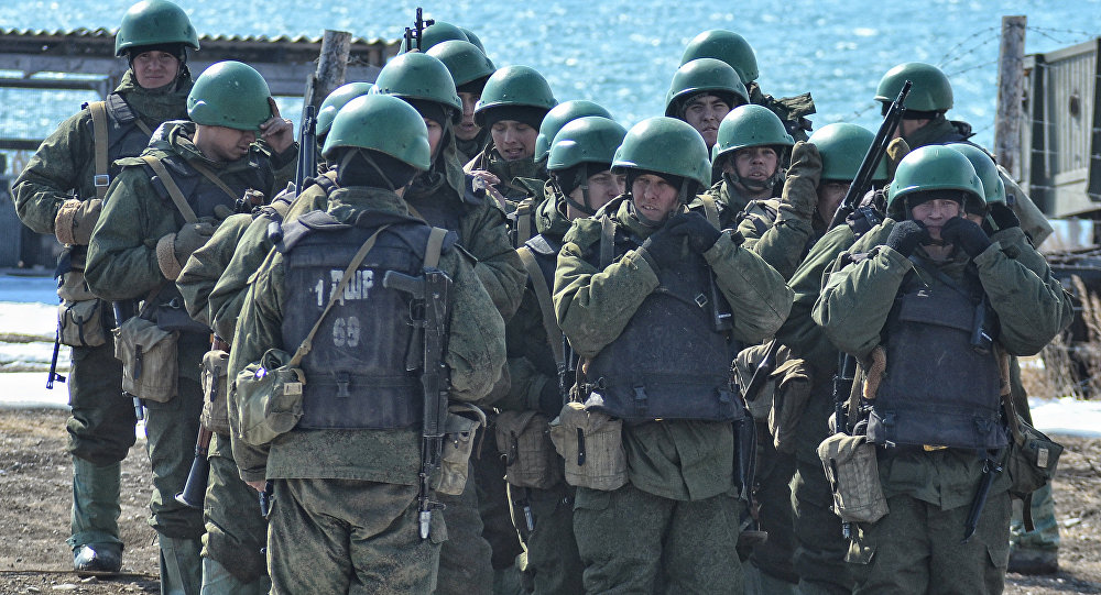 Russian troops that are staying in Syria