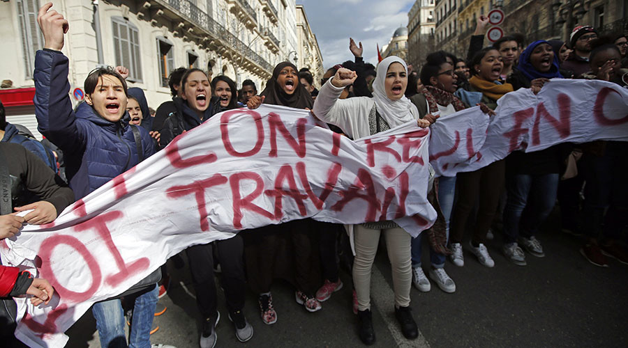 Student Protests Against the French Labor reform Turn Violent (VIDEO)