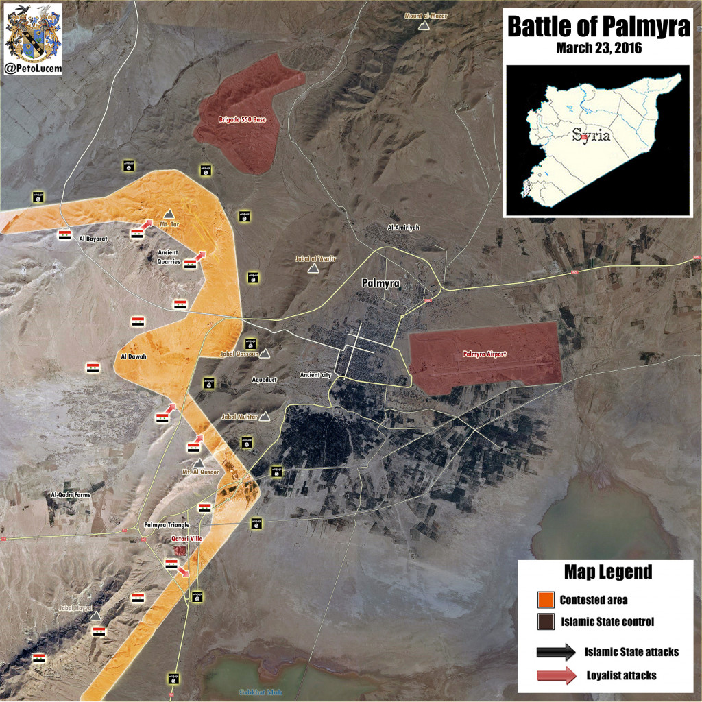 Battle for Palmyra / Tadmur on March, 23