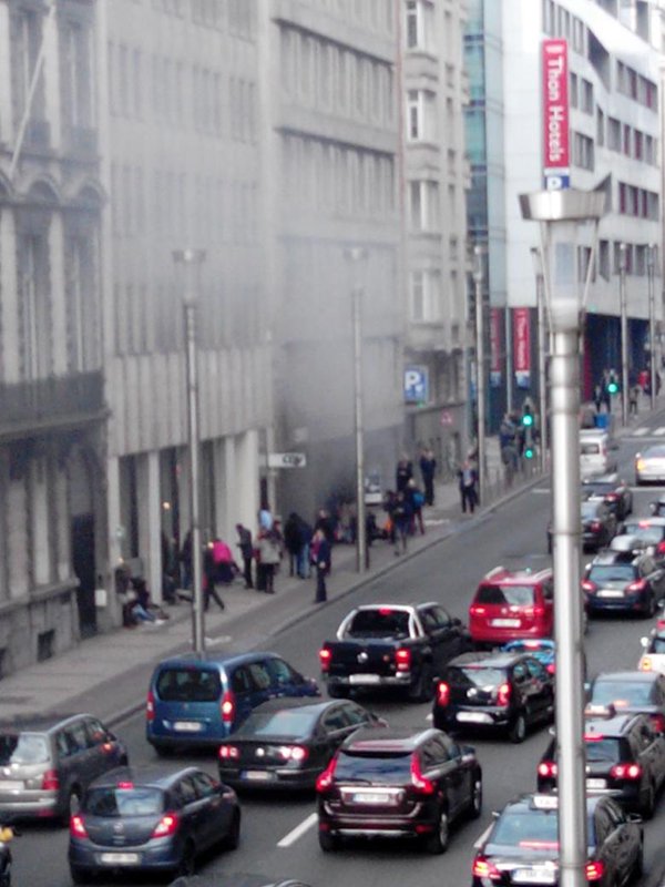 Breaking: Series of Explosions Hit Brussels' Airport, Metro Stations. 27 People Killed, Scores Wounded (Photo, Video)