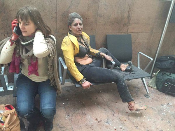 Breaking: Series of Explosions Hit Brussels' Airport, Metro Stations. 27 People Killed, Scores Wounded (Photo, Video)