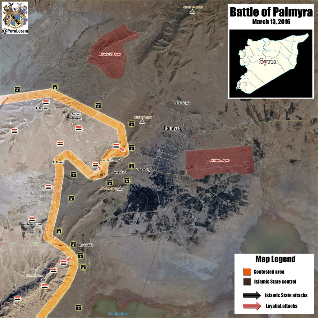 Syria's Forces Move Closer to Palmyra