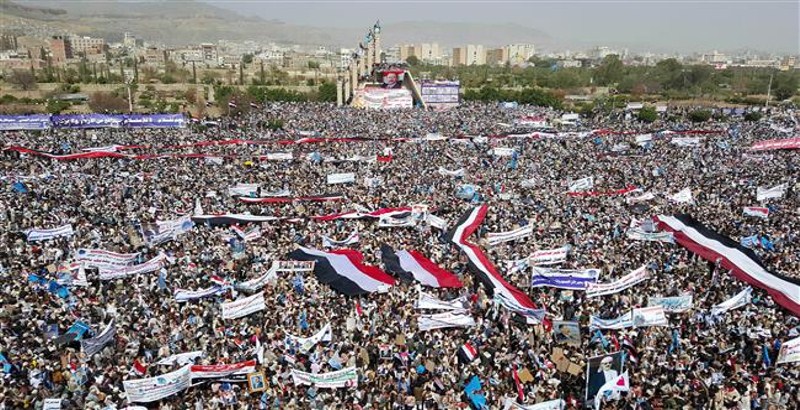 Thousands Yemenis rally nationwide  against Saudi aggression