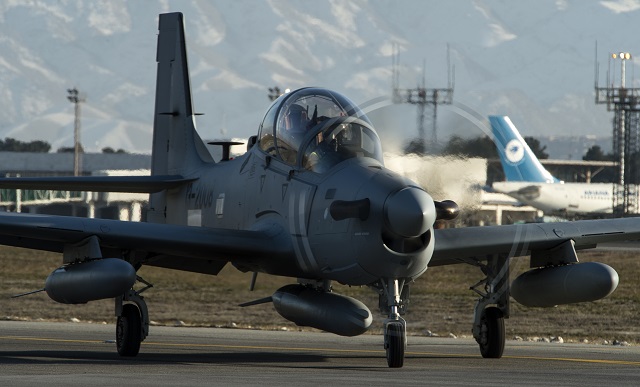 Afghanistan Receives the First Embraer A-29 Super Tucano