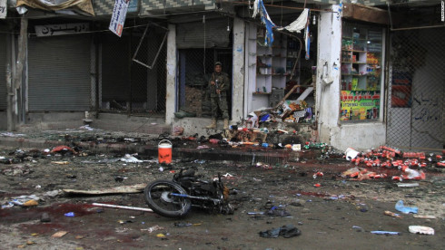 14 killed when a suicide bomber detonated in a popular restaurant in Iraq