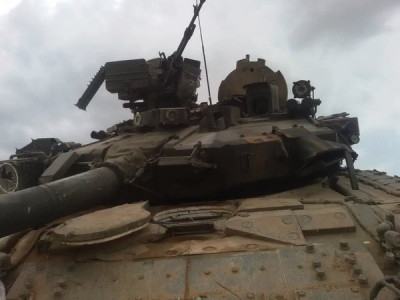 Another T-90 survives a missile hit in Syria