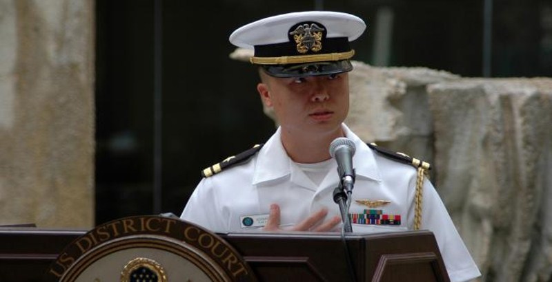 A U.S. Navy officer charged with spying for China, Taiwan