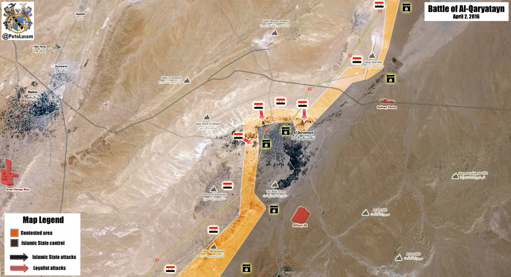 Syria's Army Liberates of Al-Qaryatayn