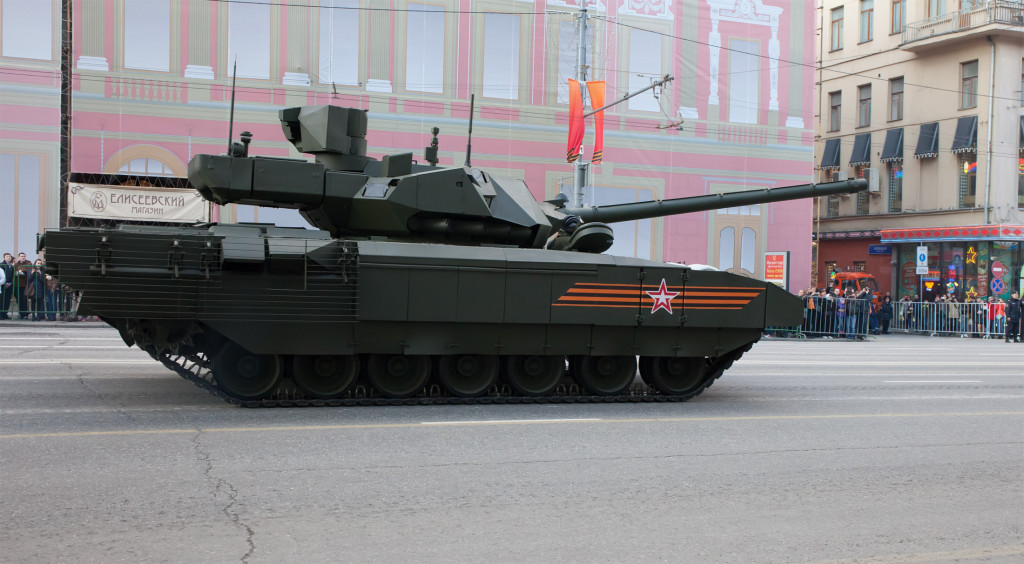 Russia's T-14 Armata Battle Tanks Undergoing Operational Evaluation in Combat Units