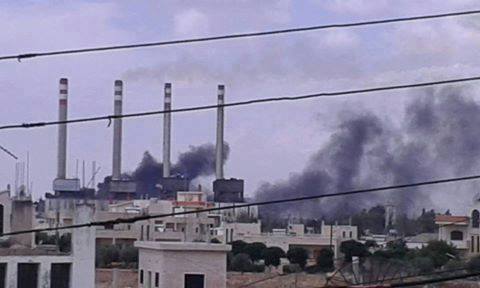 Syria: Militants Damage the Mhardeh Power Plant (Photos)