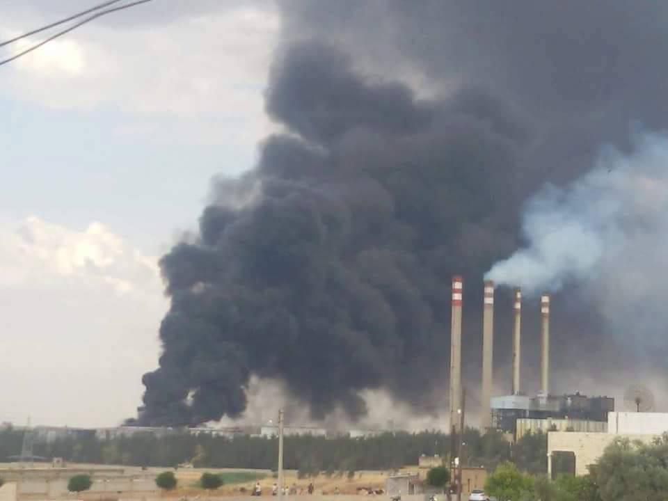 Syria: Militants Damage the Mhardeh Power Plant (Photos)