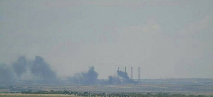 Syria: Militants Damage the Mhardeh Power Plant (Photos)