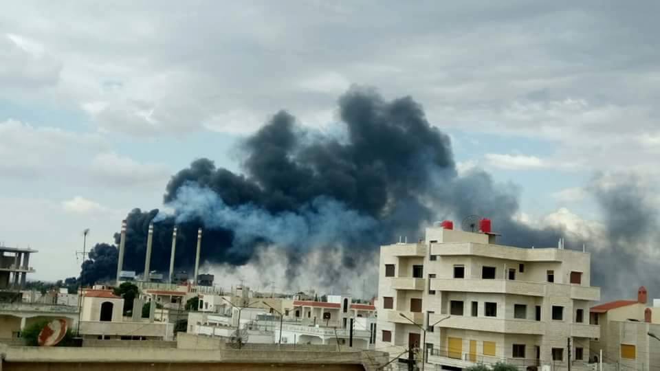 Syria: Militants Damage the Mhardeh Power Plant (Photos)