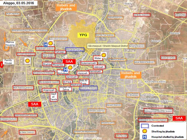 Military Situation in Aleppo City after the Failed Militants' Offensive