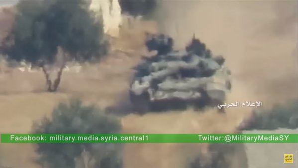 Militants Use US-made BGM-71 against Russian T-90 in Aleppo Province. Combined TOW shot / Drone Aftermath Video