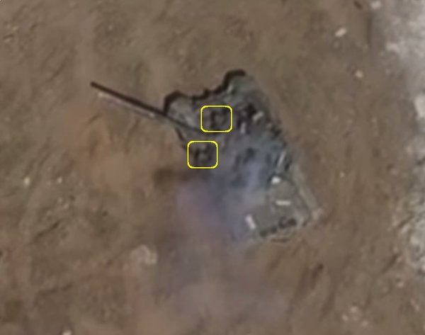 Militants Use US-made BGM-71 against Russian T-90 in Aleppo Province. Combined TOW shot / Drone Aftermath Video