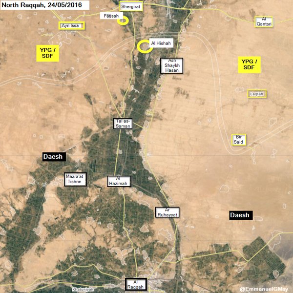 SDF Seizes More Villages in Northen Raqqa, Syria