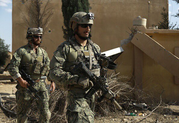 US Special Forces Fighting Alongside the SDF during the Raqqa offensive, Wearing YPG/YPJ Patches