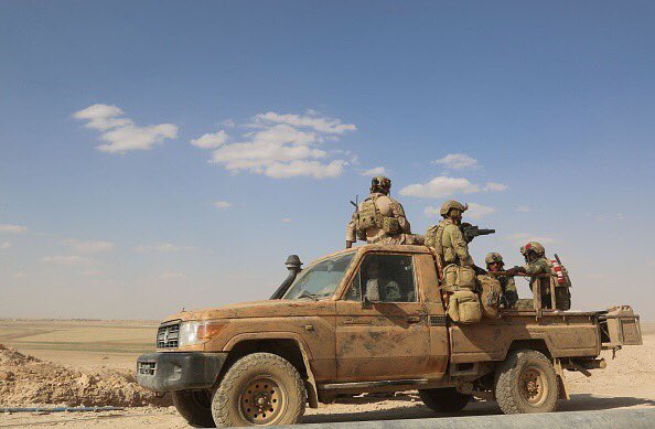 US Special Forces Fighting Alongside the SDF during the Raqqa offensive, Wearing YPG/YPJ Patches