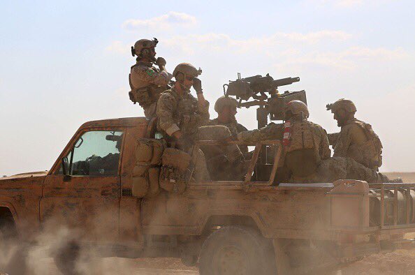 US Special Forces Fighting Alongside the SDF during the Raqqa offensive, Wearing YPG/YPJ Patches