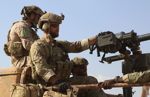 US Special Forces Fighting Alongside the SDF during the Raqqa offensive, Wearing YPG/YPJ Patches