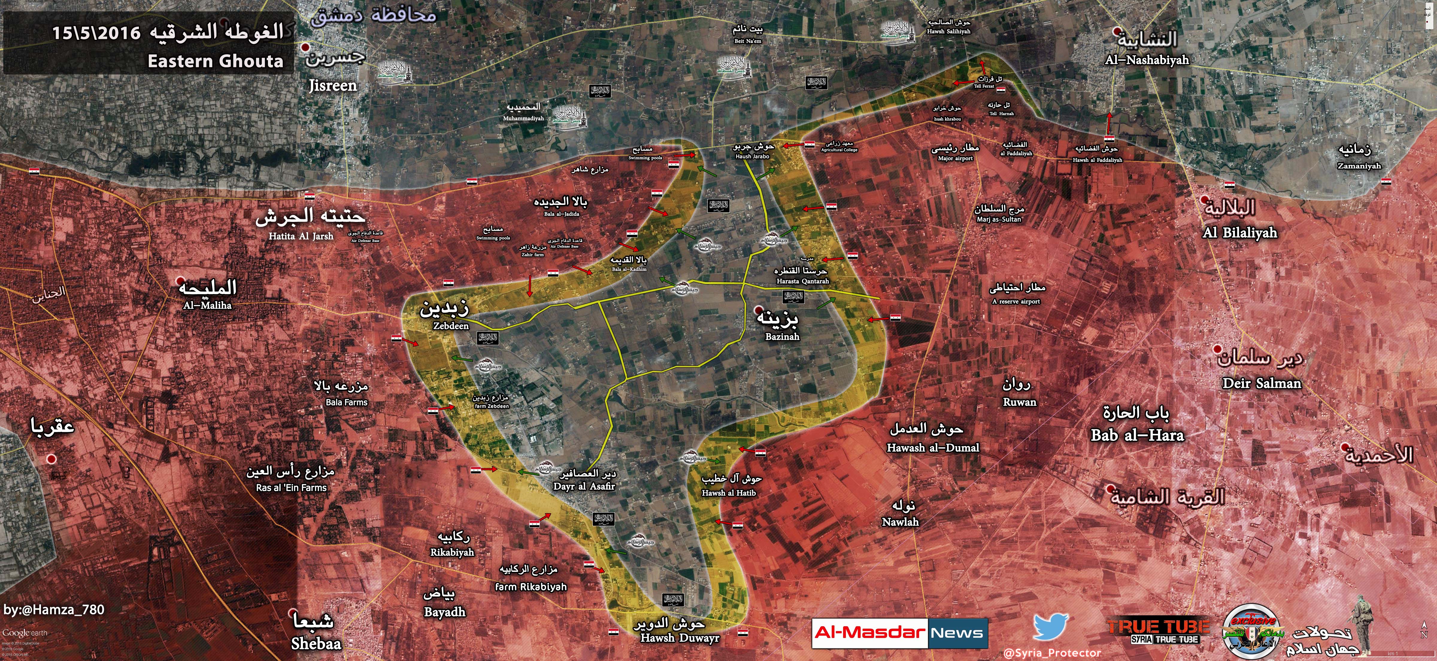 Syrian Army, Hezbollah assert fire control over Deir Al-Assafir