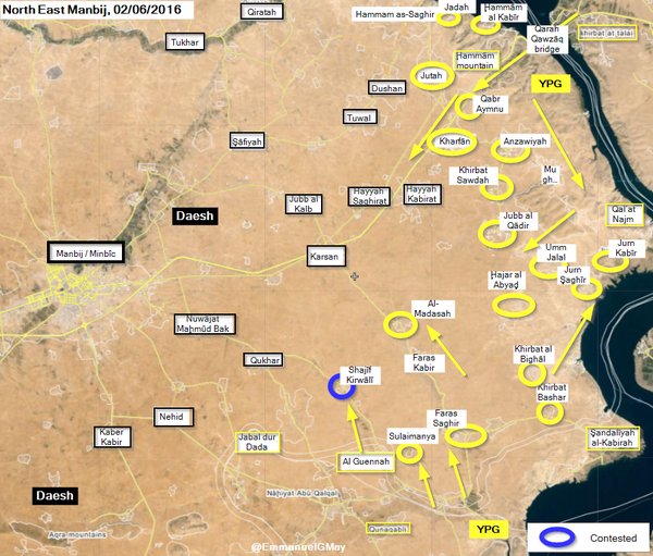 Syrian Democratic Forces Take Control of Al-Madasah and 17 more Villages in Northern Raqqa