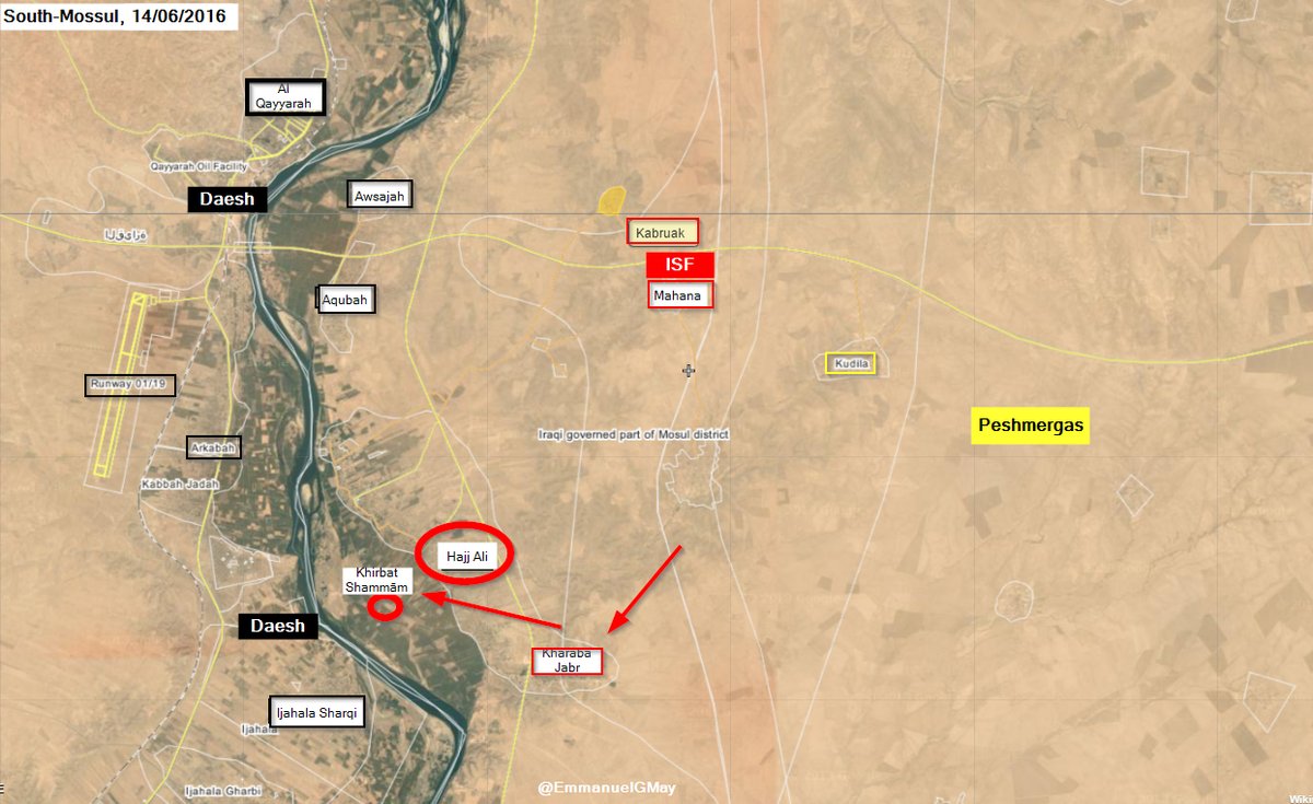 Iraqi Security Forces Liberate 2 Villages from ISIS near Mosul